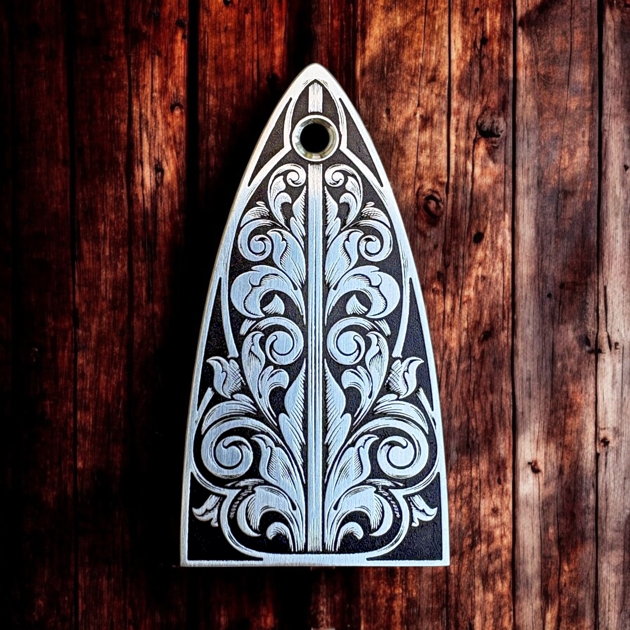 Custom Engraved ESP LTD Truss Rod Cover - Nickel