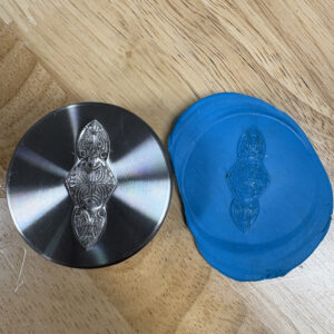 Impression Die Antique Pin XVIII