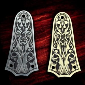 Taylor 3 Hole Custom Truss Rod Cover – Engraved with Norse Motif