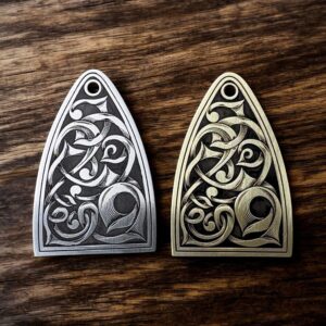 PRS Silver Sky Truss Rod Cover - Norse - Brass and Stainless