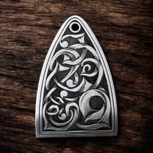 PRS Silver Sky Truss Rod Cover - Norse - Stainless
